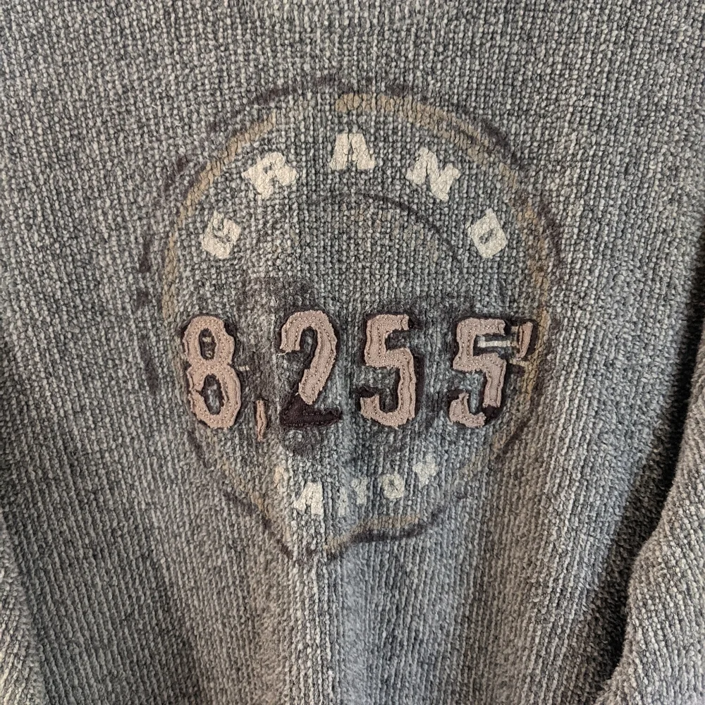 Early 2000s Grunge Outdoor Grand Canyon Logo Oversized Soft Ribbed Sweater - Picture 3 of 8